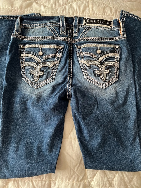 Miss Me Pants - Miss Me Rock Revival Tania Dark Denim Jeans